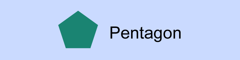 Pentagon shape image
